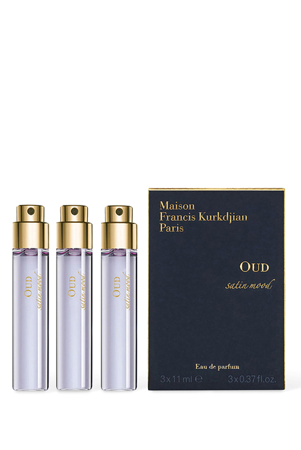 Oud Satin Mood Eau de Parfum Refills, 3 x 11ml